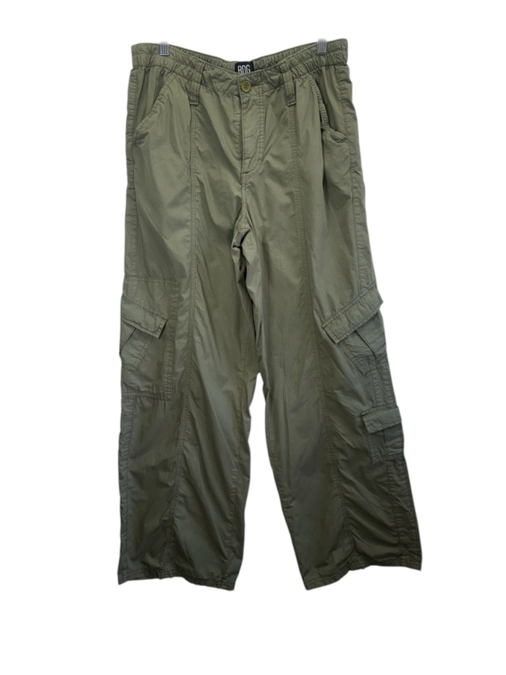 BDG Y2K Cargo Utility Paratrooper  Pants in Olive Tone
Size L
